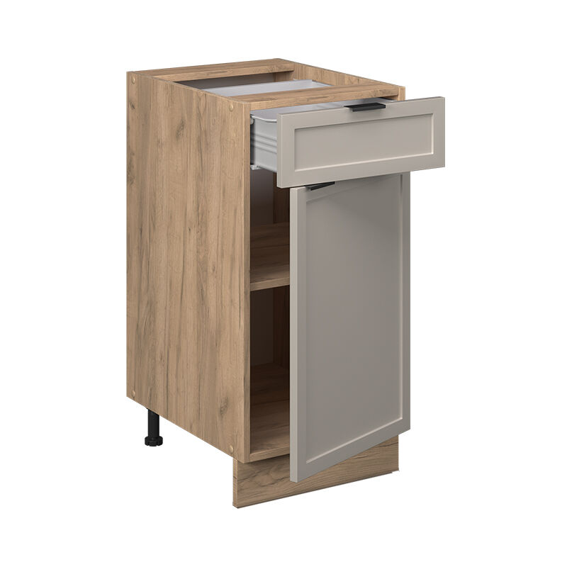 foto del prodotto basi per cucina fame line, grigiobeige, 40 cm senza piano di lavoro vicco