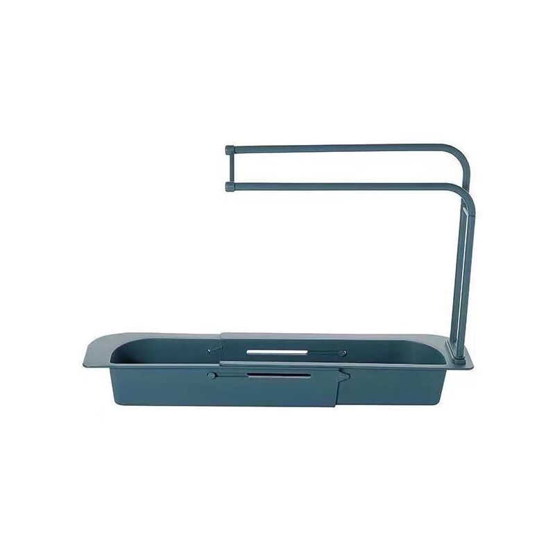 foto del prodotto kitchen supplies supporto telescopico estraibile multifunzione per lavello verde 