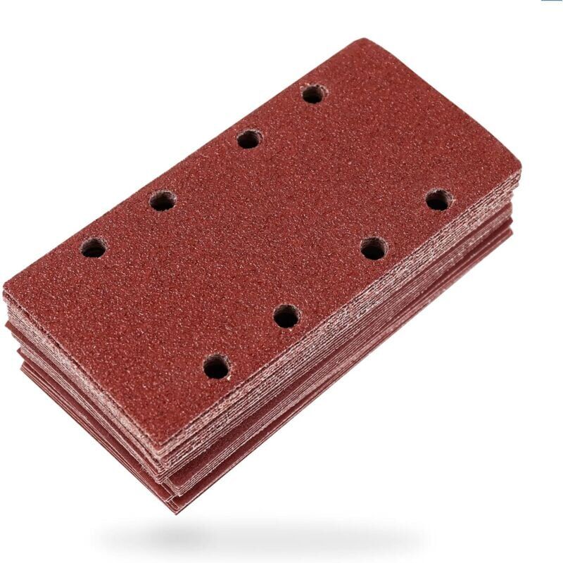foto del prodotto fogli abrasivi carta vetrata abrasiva 93 x 185 mm. confezione da 35 fogli p40 60 80 120 240 carteggiatura legno metallo vernice