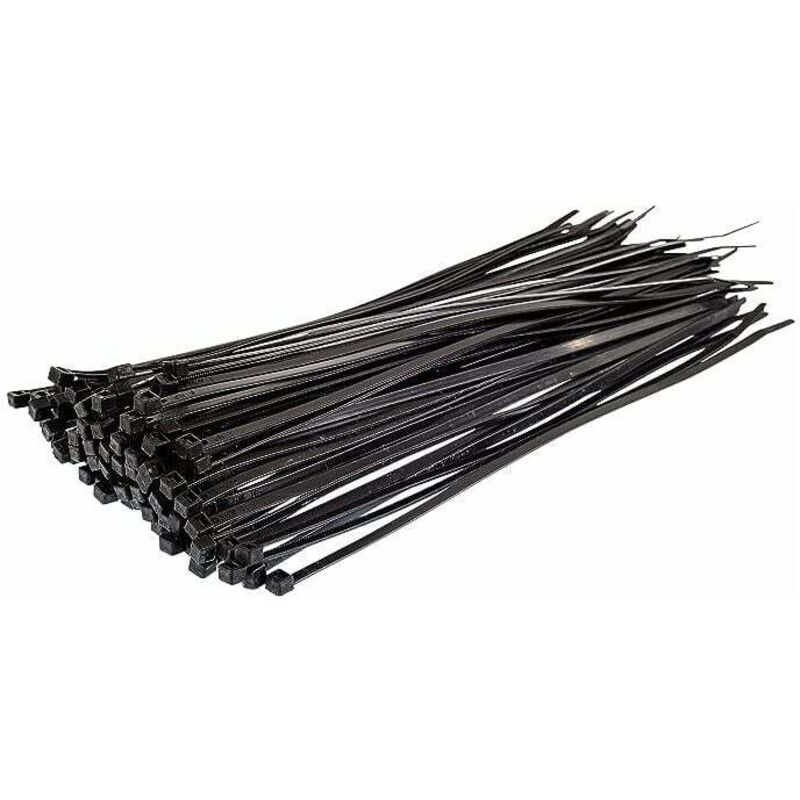 immagine 0 del prodotto dpzo fascetta stringicavo in nylon 300 mm x 3,6 mm nero fascetta stringicavo resistente ai raggi uv fascette stringicavo confezione da