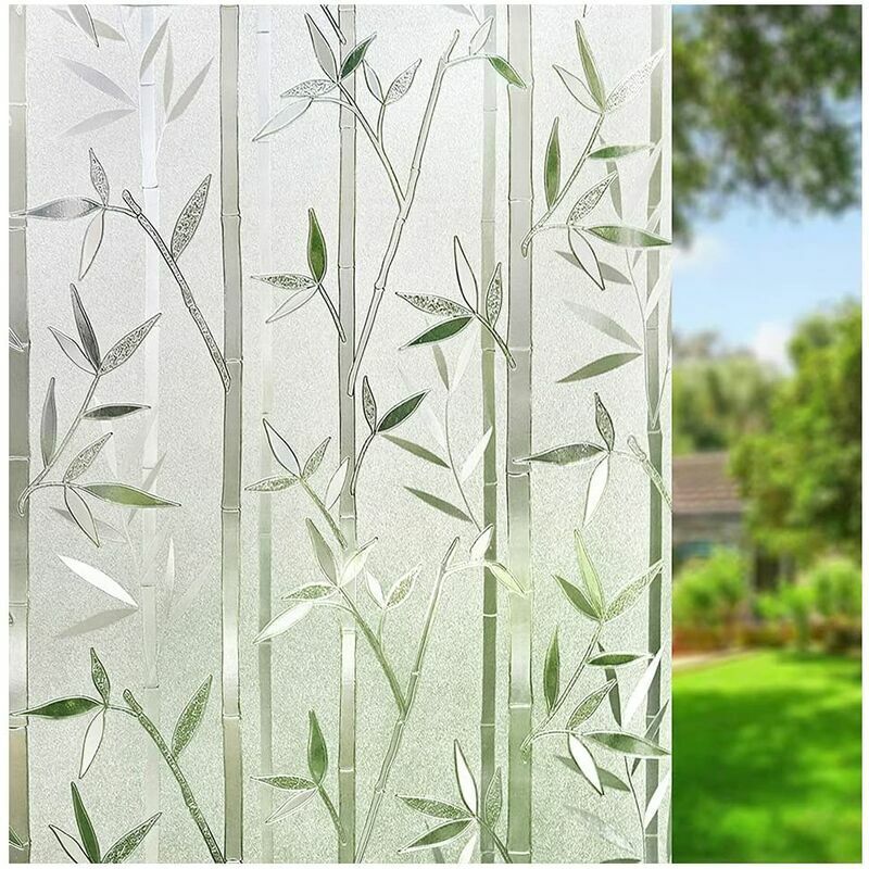 foto del prodotto dpzo pellicola per finestre 60 cm x 200 cm, pellicola decorativa statica per vetri, adesivo per finestre con motivo.