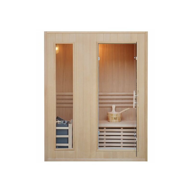 foto del prodotto sauna finlandese tradizionale full optional 153x110x190cm relpunt nasusa