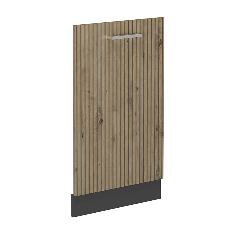 foto del prodotto coperchio per lavastoviglie r line, rovere artigianale, 45 cm senza piano di lavoro, vicco