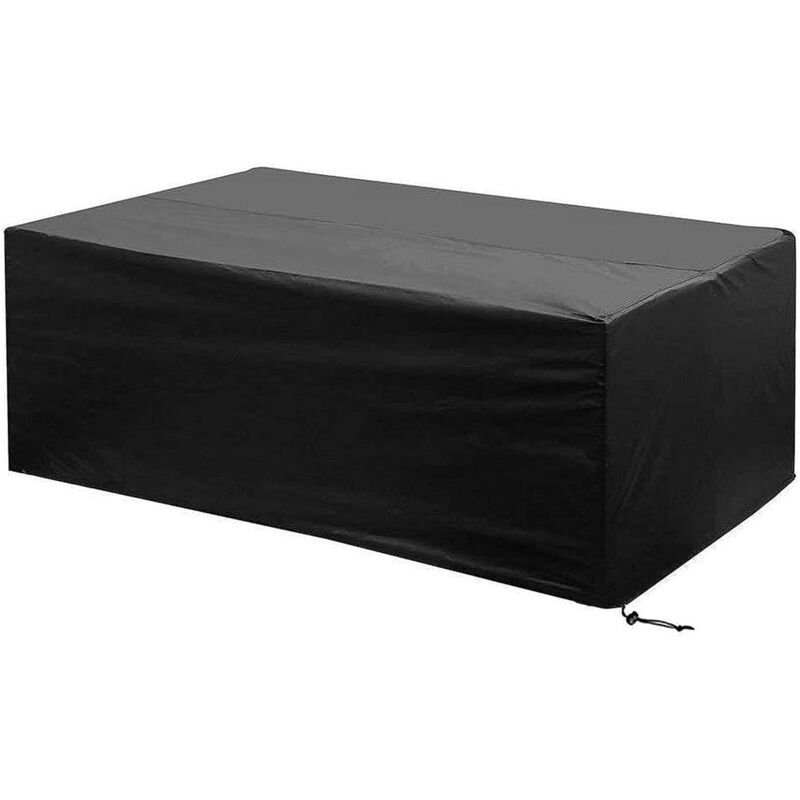 foto del prodotto zvd copertura per mobili da giardino 213x132x74cm impermeabile, antivento, tessuto oxford nero