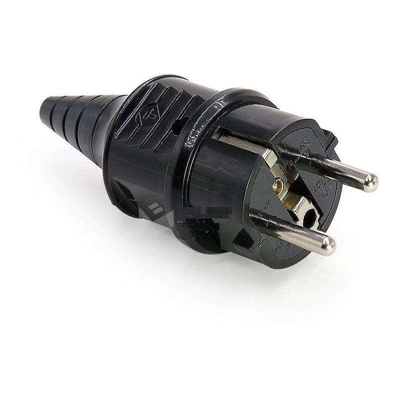 foto del prodotto snq presa elettrica maschio spina elettrica 250v 16a prese maschio per cavo 6 16mm protezione ip44 adatta per uso interno spine di ricambio nero