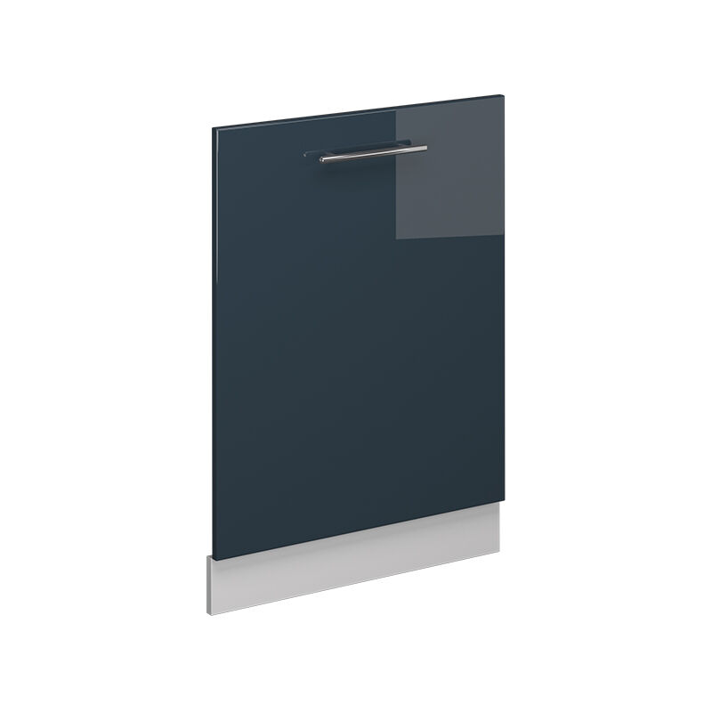 foto del prodotto pannello frontale della lavastoviglie fame line, blu scuro lucido, 60 cm senza piano di lavoro, vicco