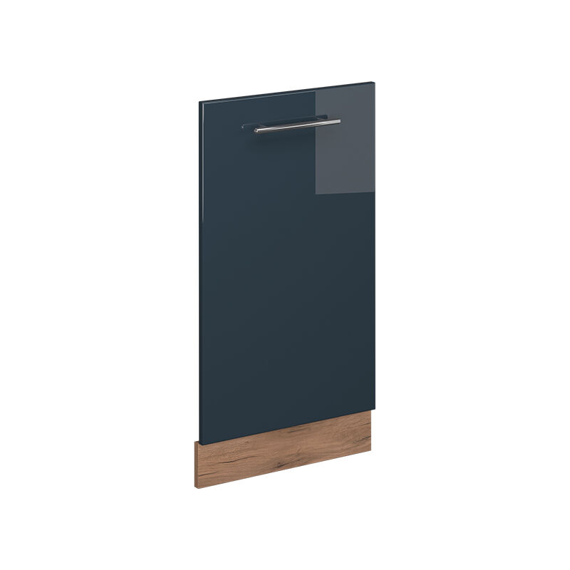 foto del prodotto pannello frontale della lavastoviglie fame line, blu scuro lucido, 45 cm senza piano di lavoro, vicco