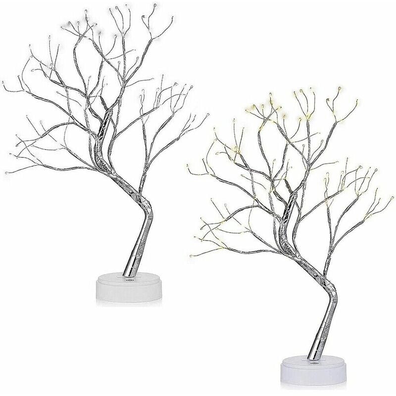 foto del prodotto cosedacasa albero di natale artificiale lume 108led alberi bonsai pasqua decorazioni casa addobbi natalizi ufficio negozio hotel elegante