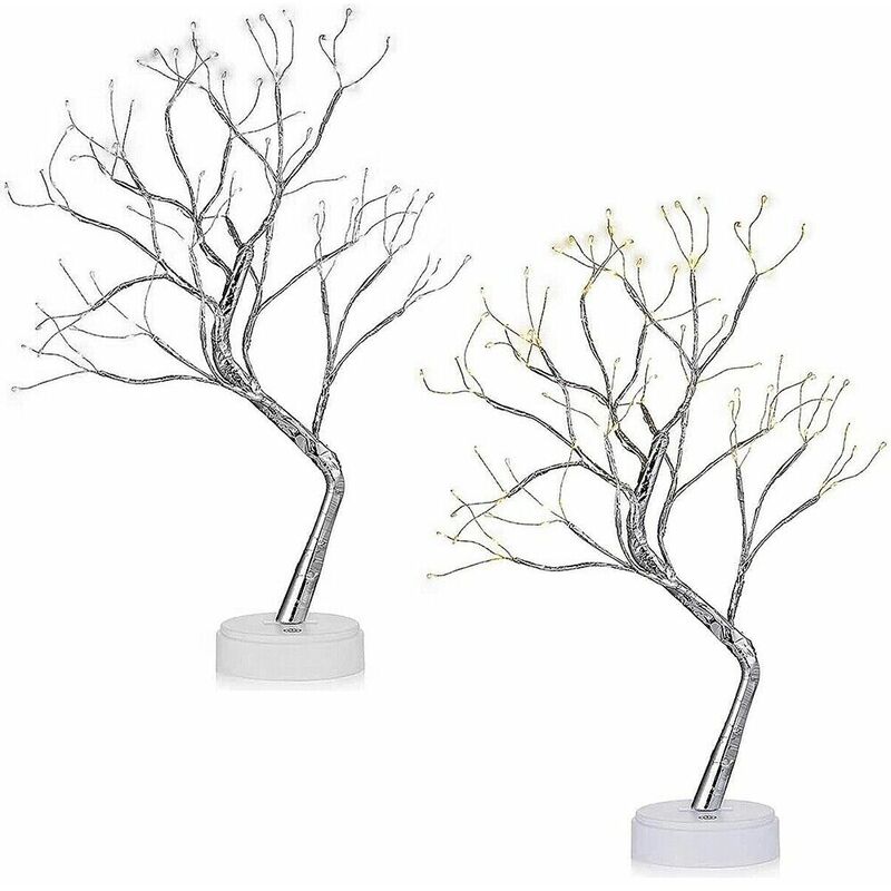 foto del prodotto cosedacasa albero di natale artificiale lume 108led alberi bonsai pasqua decorazioni casa addobbi natalizi ufficio negozio hotel elegante