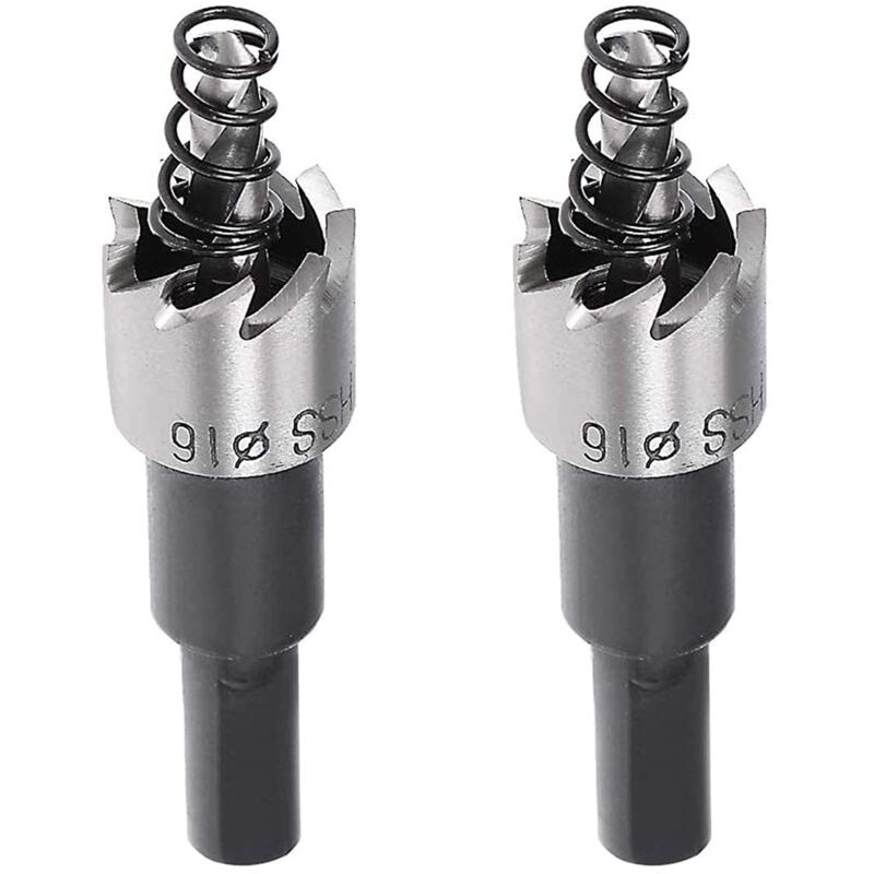 immagine 0 del prodotto dpzo punte per trapano a tazza hss da 16 mm, kit per seghe a tazza hss, set di punte per trapano a tazza