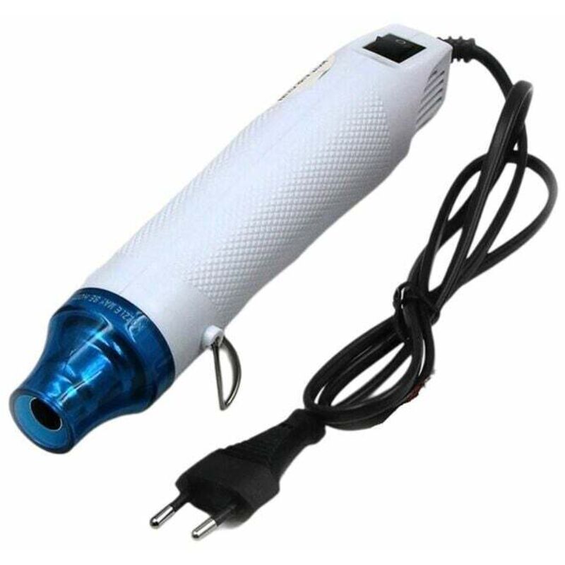 foto del prodotto dpzo mini pistola ad aria calda 220v, pistola termica portatile per termoretraibile, tubo termoretraibile, resina epossidica, goffratura, fai da te