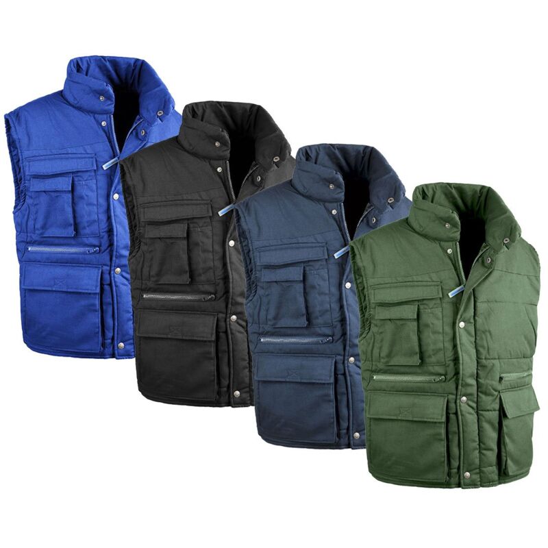 foto del prodotto sottozero gilet da lavoro imbottito antares 9025 xl verde