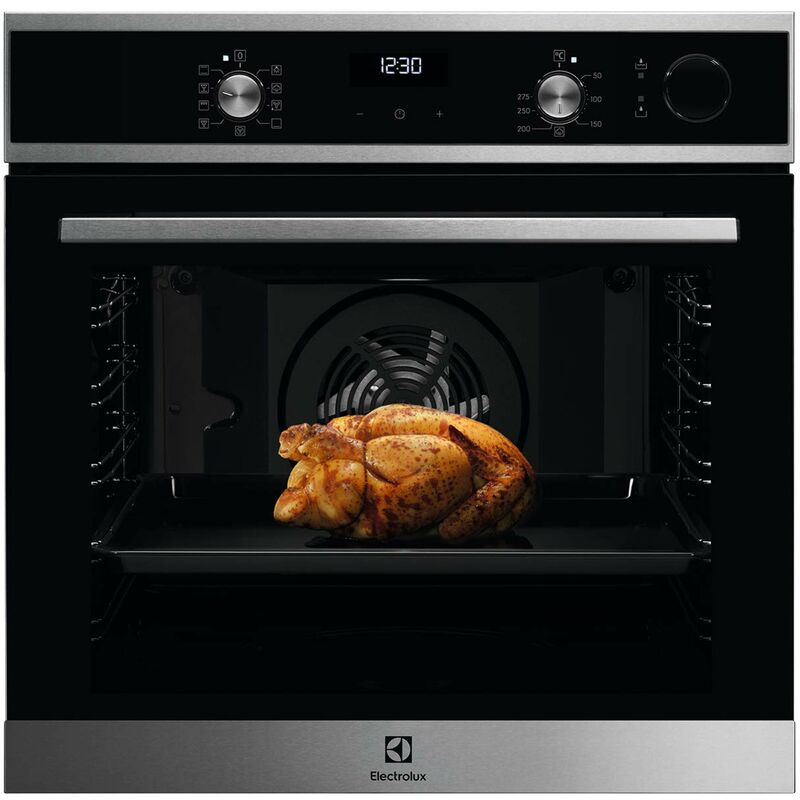 foto del prodotto electrolux forno elettrico da incasso eoc5h40x, capacit 72 l, cottura a vapore multifunzione con ventola a convezione, potenza 2780 w, acciaio