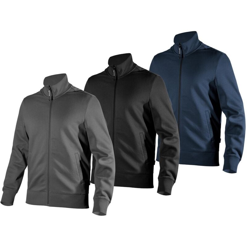 foto del prodotto felpa da lavoro diadora sweatshirt industry fz xxxxl blu