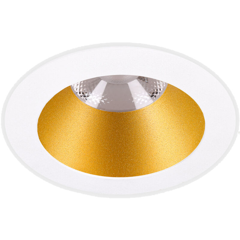 foto del prodotto downlight play deco redondo fijo 8.5w blanco c lido 3000k cri 92 blanco oro iluminaci n led interior de alta calidad