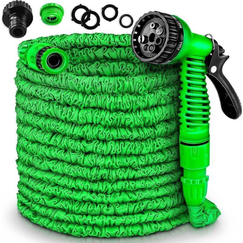 foto del prodotto tubo da giardino flessibile ed espandibile tubo da giardino retrattile 7,5 m 