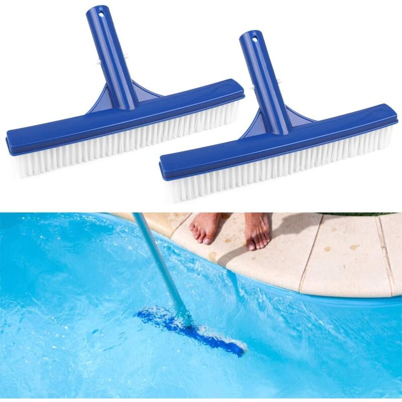 foto del prodotto zvd 2 pezzi spazzola per la pulizia della piscina spazzola per piscina spazzola per pareti della piscina in plastica da 10 pollici testa della