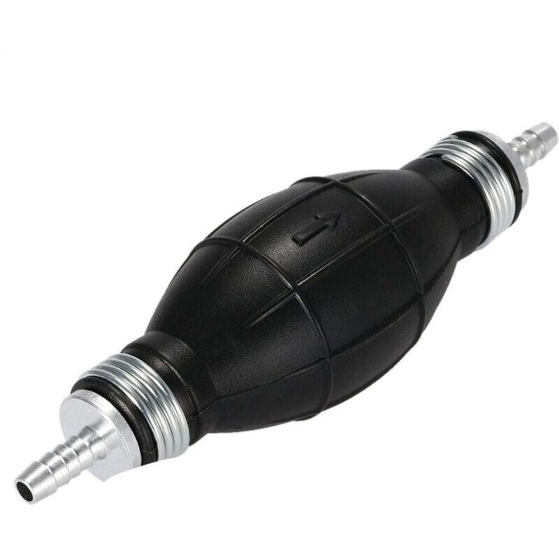 foto del prodotto snq pompa di adescamento manuale per carburante da 8 mm, pompa per benzina in lega per barche, pompa universale per benzina, olio, acqua, pompa di