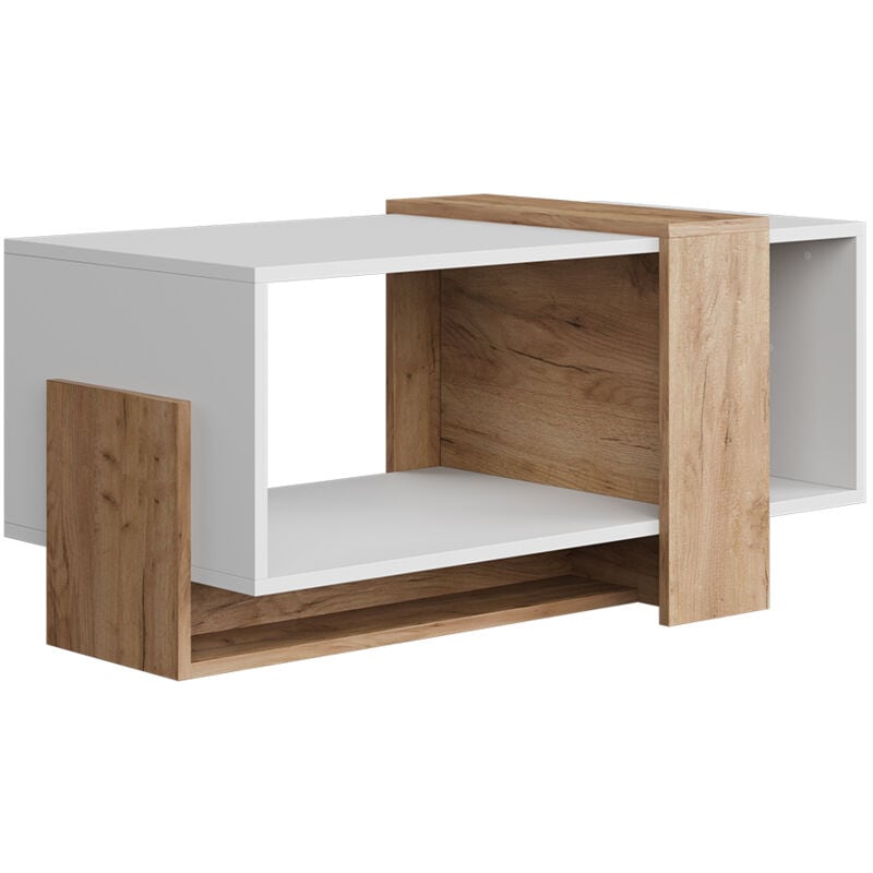 foto del prodotto vicco aven, rovere bianco dorato, 91.8 x 49 cm