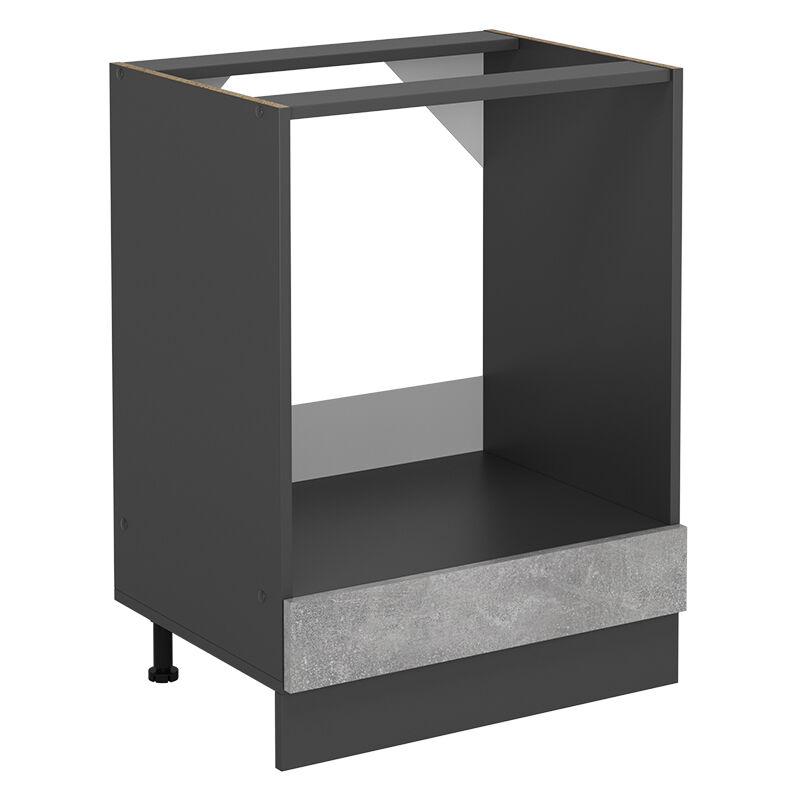 foto del prodotto mobile per forno da incasso r line, calcestruzzo, 60 cm senza piano di lavoro vicco