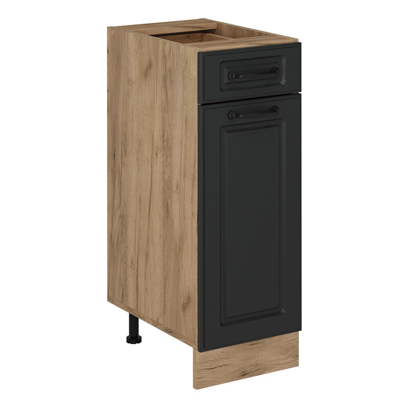 foto del prodotto mobiletto base per cucina r line, antracite casa di campagna, 30 cm senza piano di lavoro vicco
