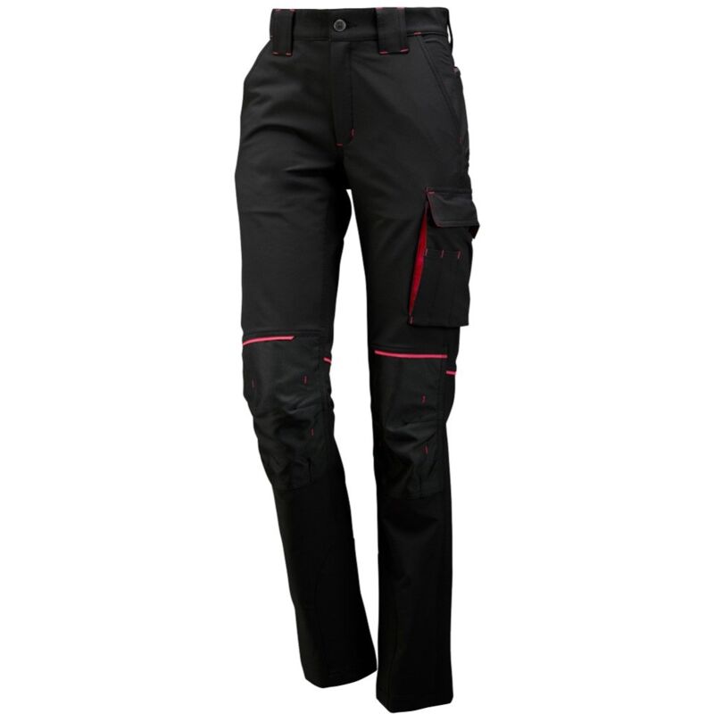 foto del prodotto pantaloni da lavoro donna neri iron lady xl