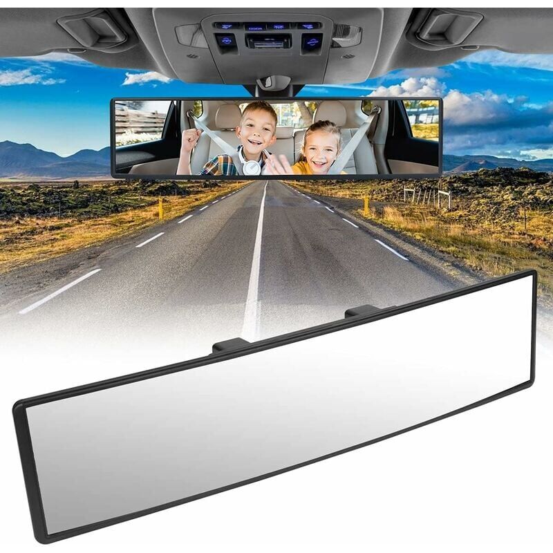 immagine 0 del prodotto snq specchietto retrovisore per auto, specchietto retrovisore interno universale per auto, sostituzione panoramica, specchietto retrovisore