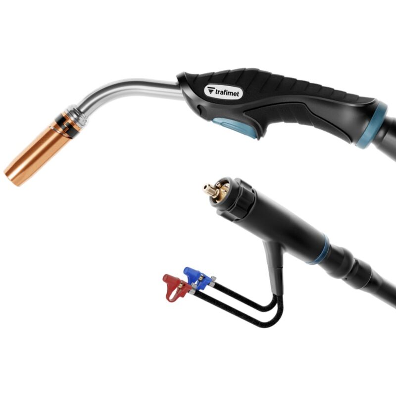 foto del prodotto trafimet torcia ergoplus 500 saldatrice mig mag 500a raffreddamento acqua 4 mt