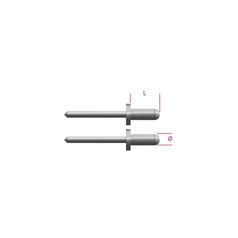 immagine 0 del prodotto rivetti alluminio beta 1741rv 4,0x10