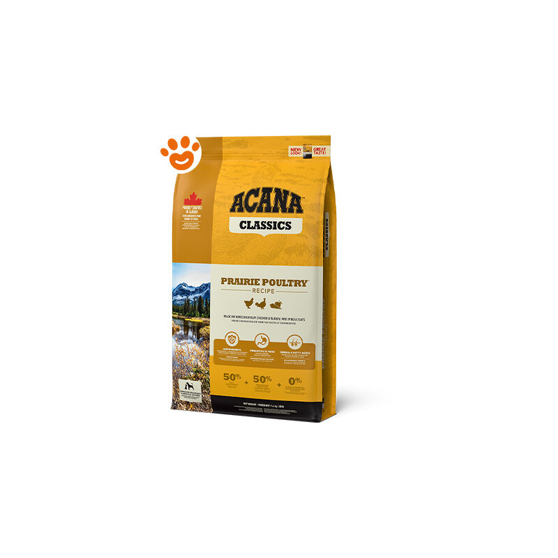 foto del prodotto dog classic prairie poultry dog classic prairie poultry sacco da 14,5 kg acana