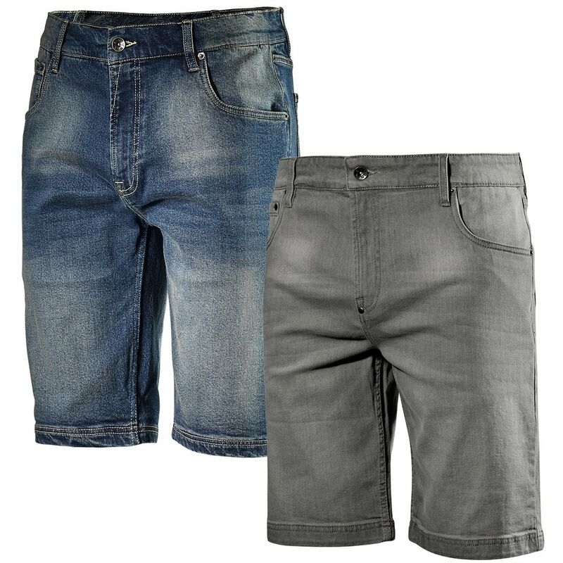 foto del prodotto pantaloncini da lavoro in jeans diadora utility bermuda stone 38 xxl grigio