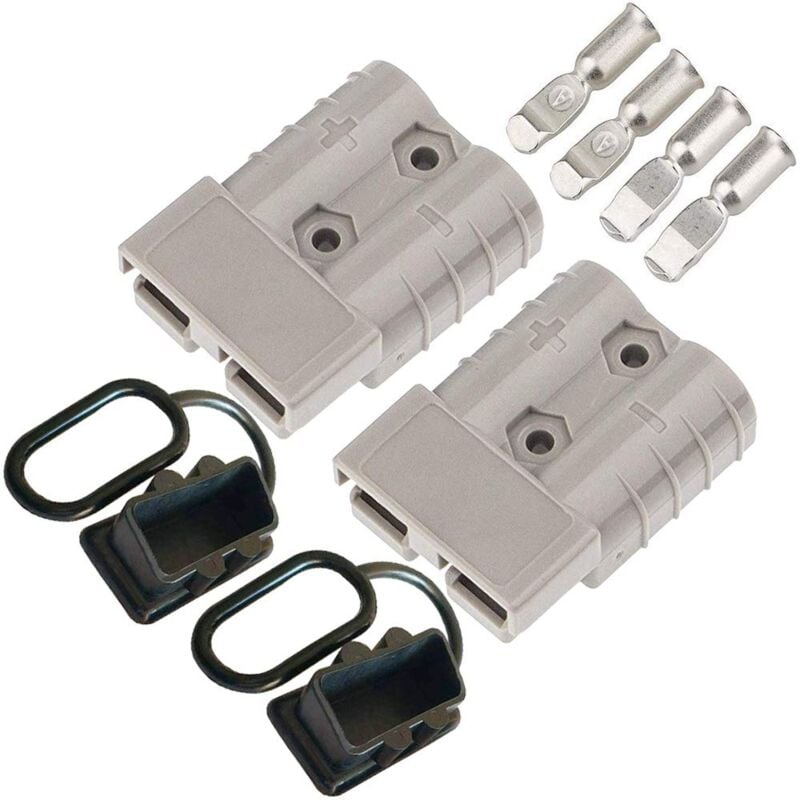 foto del prodotto zvd connettore batteria 600v 50a presa per auto, furgone, moto grigio 