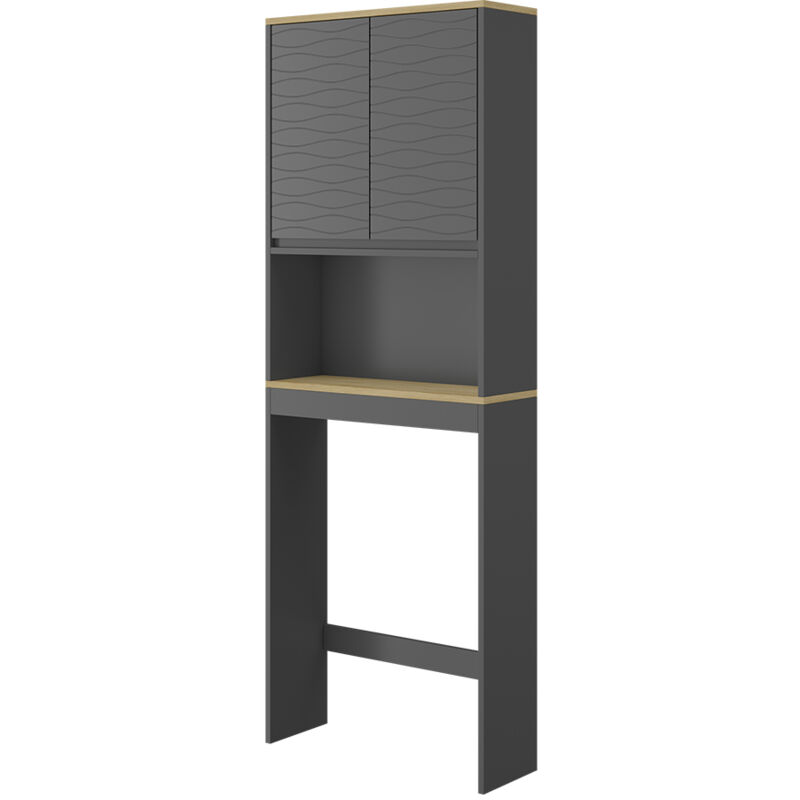 foto del prodotto vicco mobiletto da toilette livia, antracite, 60 x 163 cm