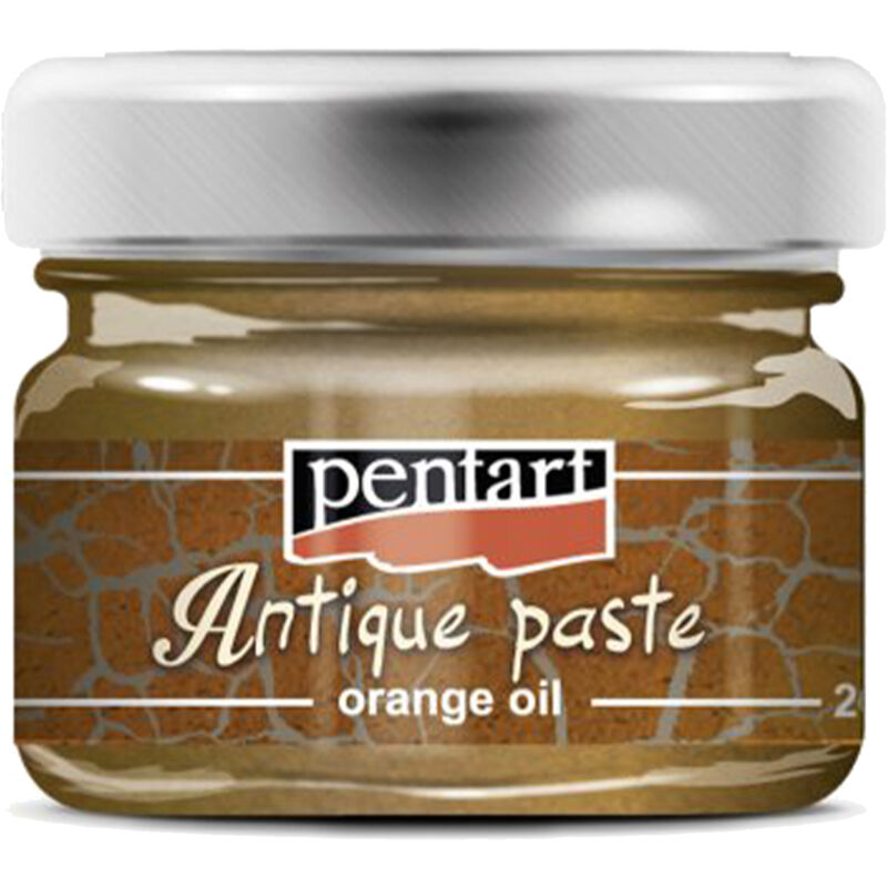 foto del prodotto cera in pasta aging pentart antique gold protezione metallica 20ml