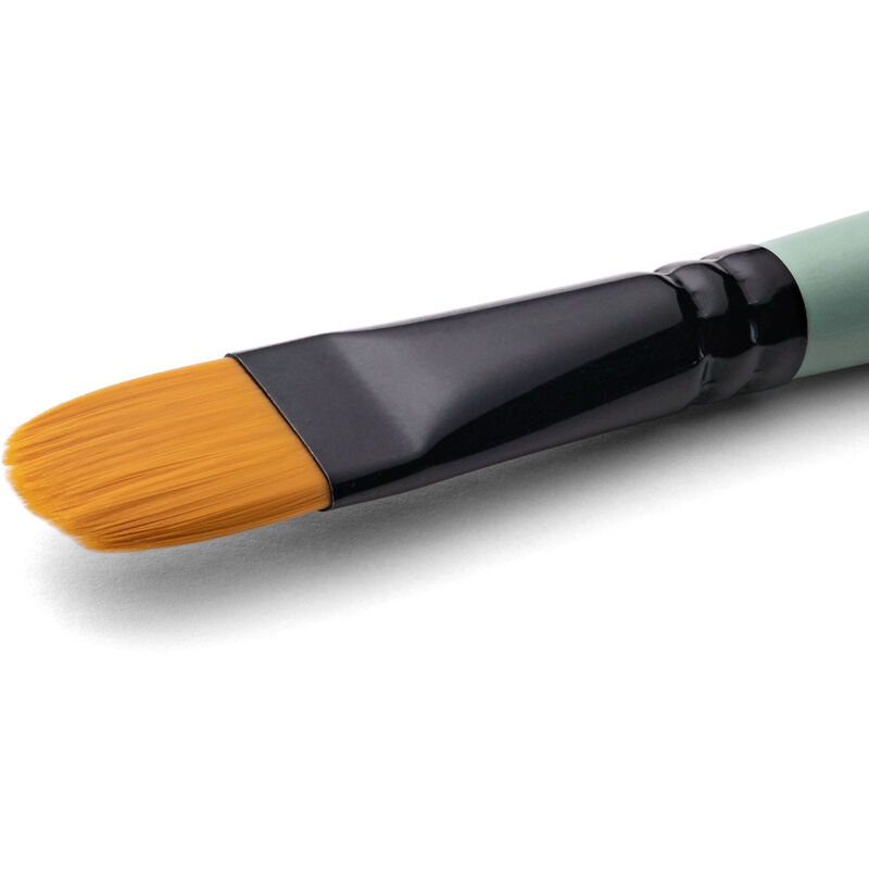 foto del prodotto pennello sintetico per pittura artistica rinascimentale misura lingua del gatto. 0 fr