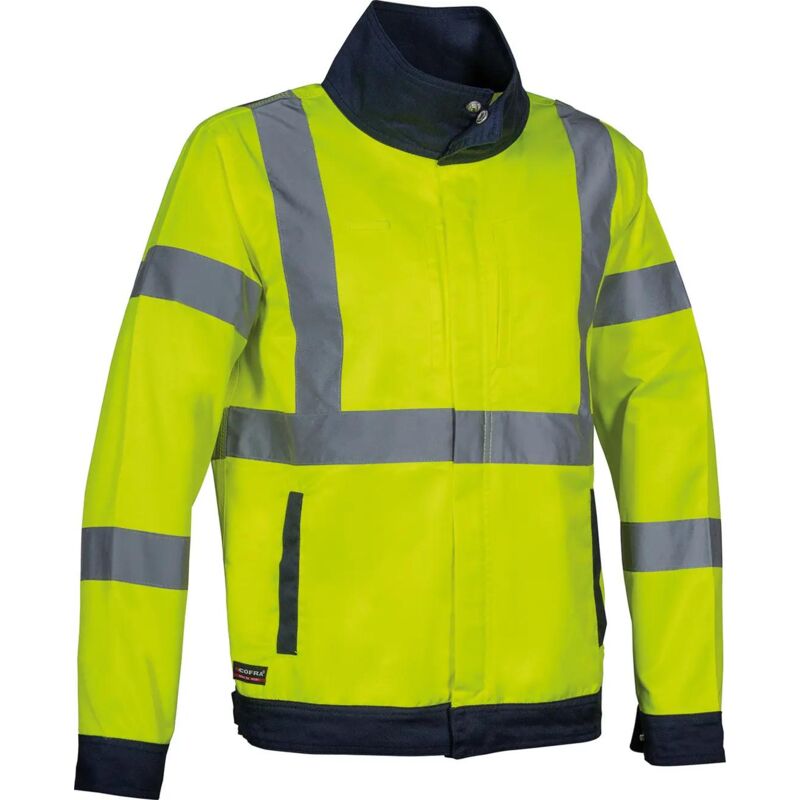 foto del prodotto cofra gdgil giubbotto da lavoro dazzle giallo l