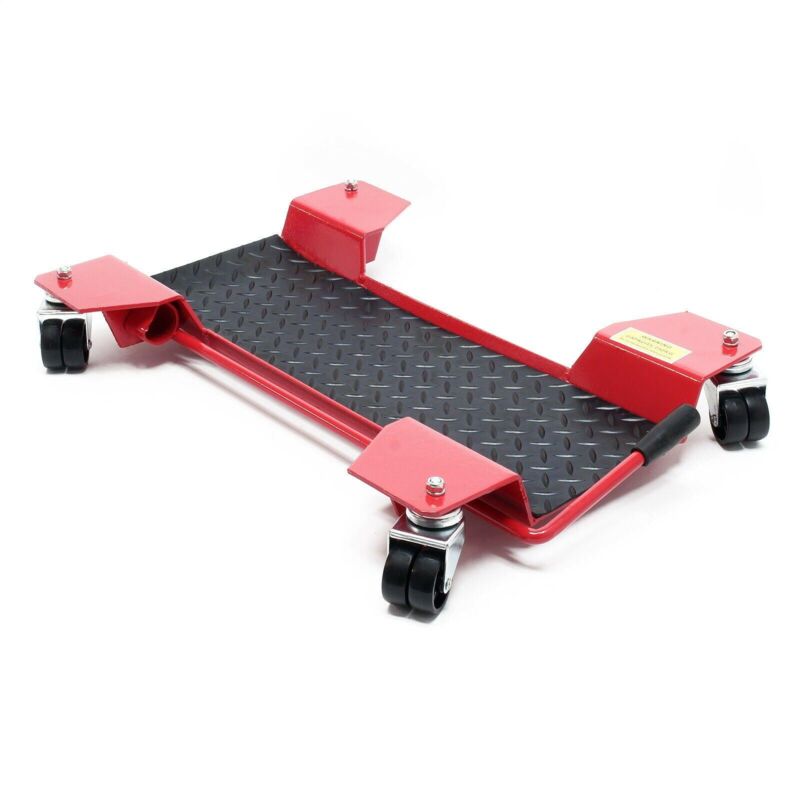 foto del prodotto carrello con rotelle per riporre, manovrare e parcheggiare la moto supporto per stampella da 60 cm