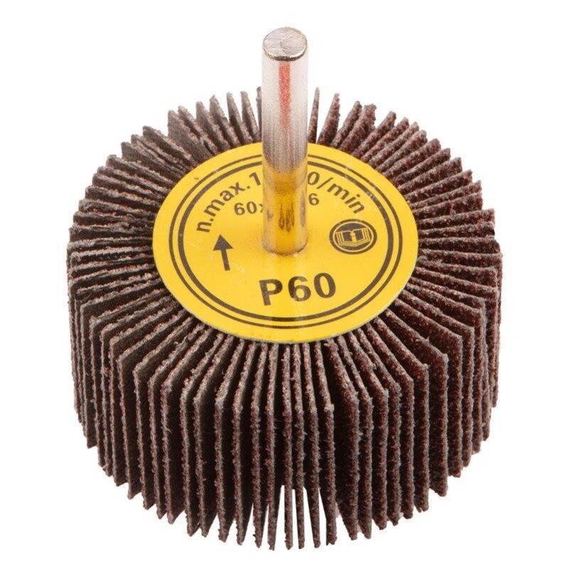 foto del prodotto ruota lamellare levigante 60 x 30mm, k60