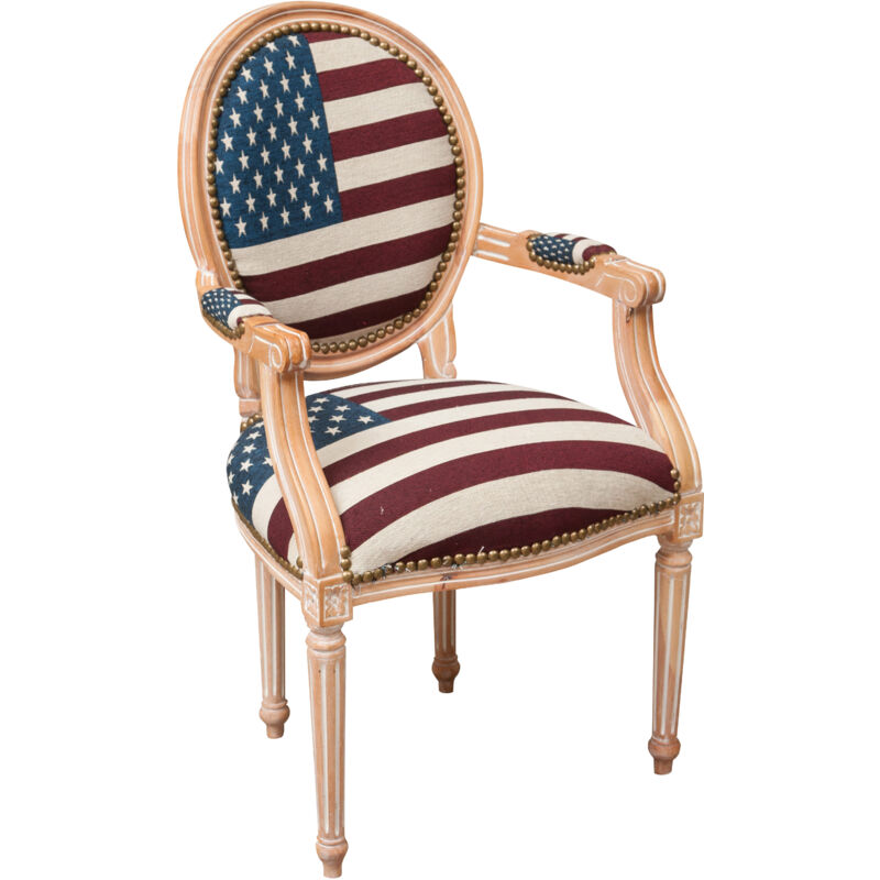 foto del prodotto poltrona imbottita 101x58x56 cm sedia barocca poltroncina da salotto sedia in legno stile francese luigi xvi poltrone da letto