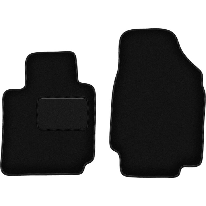 foto del prodotto tappetini anteriori neri per nissan micra k12 cc cabrio 2003 2010 