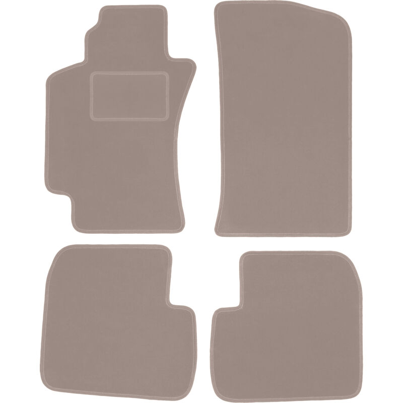 foto del prodotto tappetini in velluto beige per toyota avensis i t22 berlina, station wagon, liftback, hatchback 1997 2003 