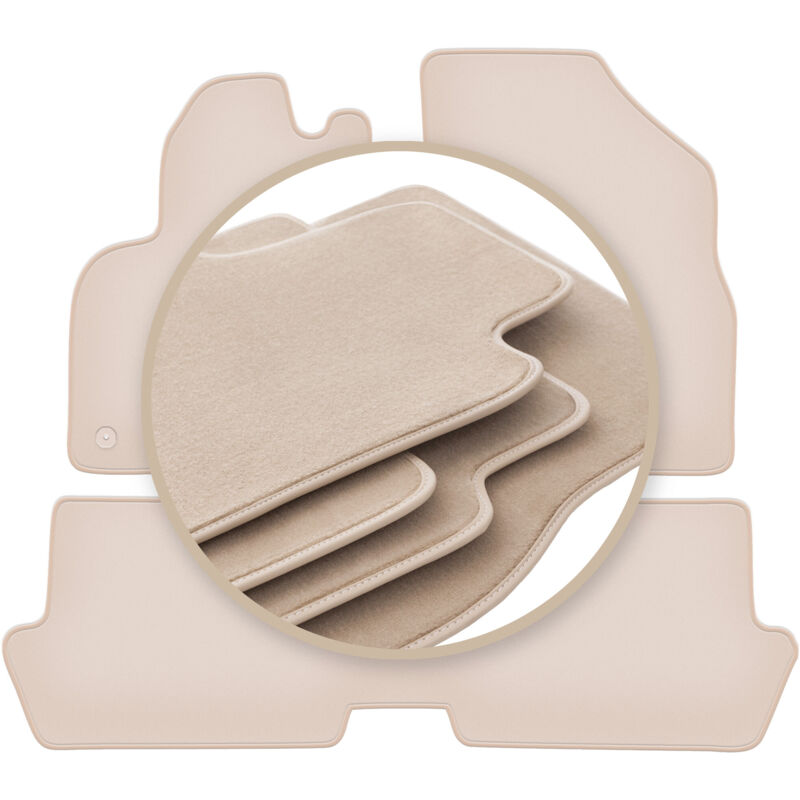 foto del prodotto tappetini premium beige per peugeot 3008 i monovolume 2009 2016