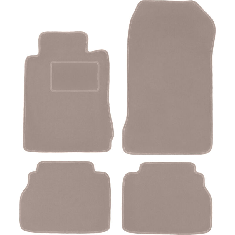 foto del prodotto tappetini in velluto beige per mercedes e w210 berlina, station wagon 1995 2003 