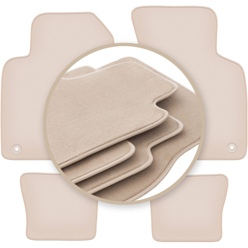 foto del prodotto tappetini beige premium per audi tt i 8n cabrio, roadster, coupe 1998 2006