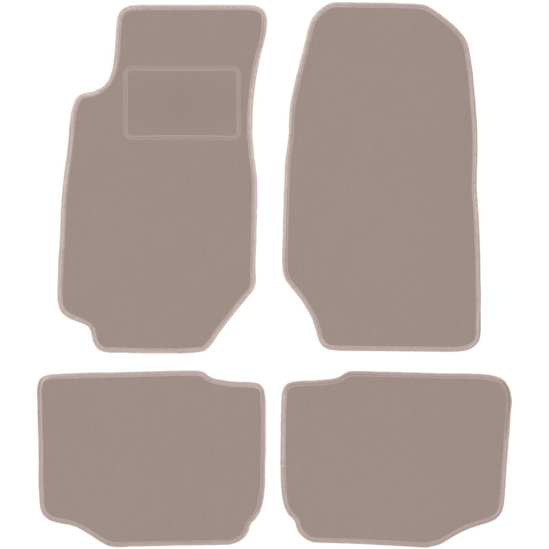 foto del prodotto tappetini in velluto beige per ford granada berlina 1972 1985 