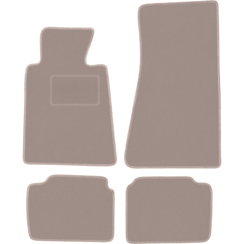 foto del prodotto tappetini in velluto beige per bmw 5 e34 berlina, station wagon, touring 1988 1994 
