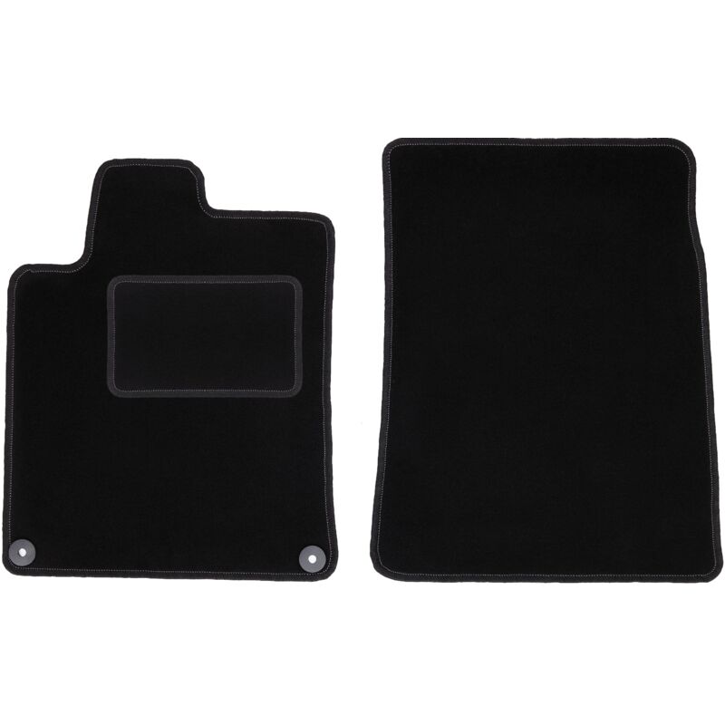 foto del prodotto tappetini anteriori neri per citroen c5 i berlina, station wagon 2001 2008 