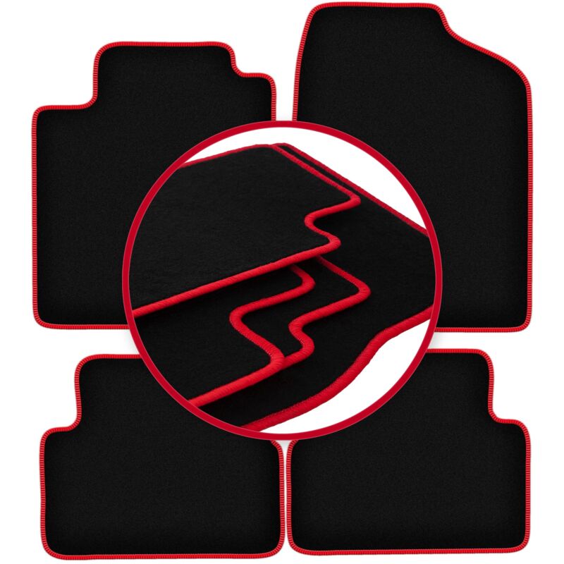 foto del prodotto tappetini auto carlux red per toyota celica viii coup 1999 2006 