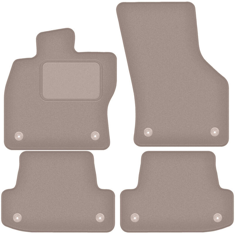 foto del prodotto tappetini in velluto beige per audi a3 8v 3 porte, berlina, limousine, sportback 2012 