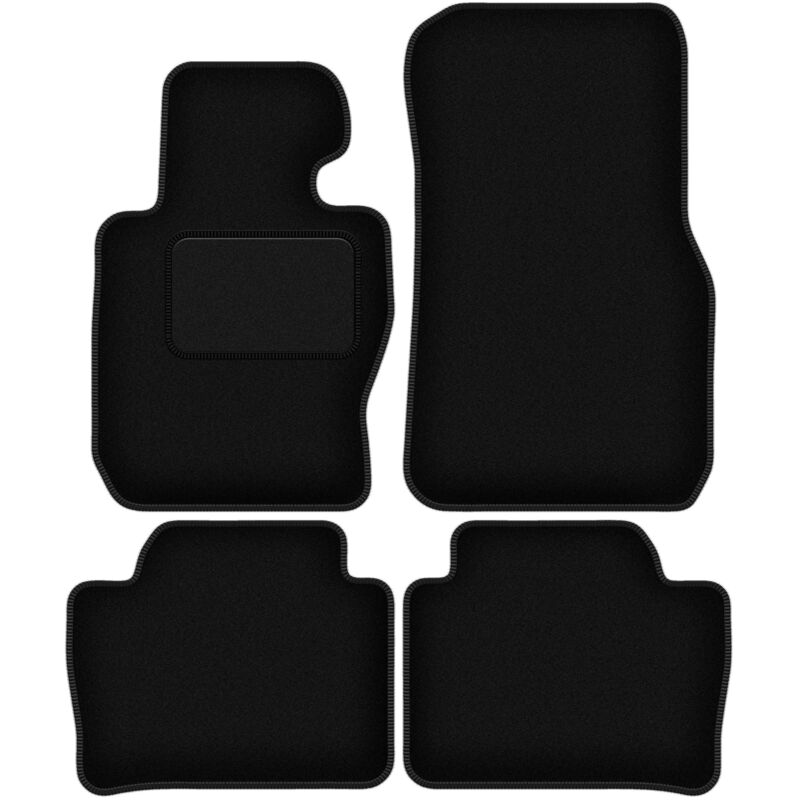 foto del prodotto tappetini in velluto nero per bmw 3 f30 berlina xdrive 2012 2019 